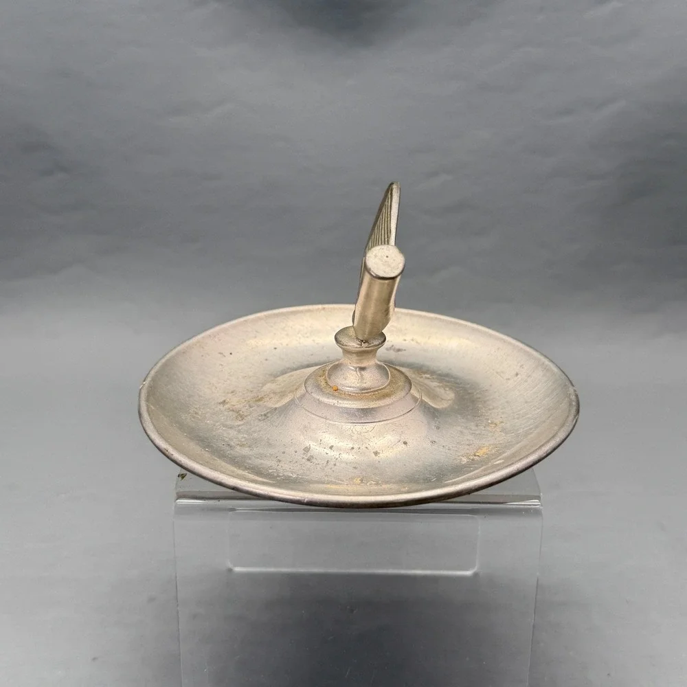 Vintage Woodbury Pewterers Pewter Golf Club Ring Trinket Ashtray